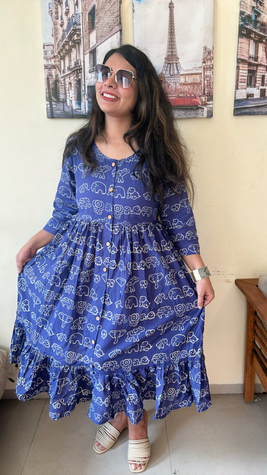 Mud-Bath Flare Dress