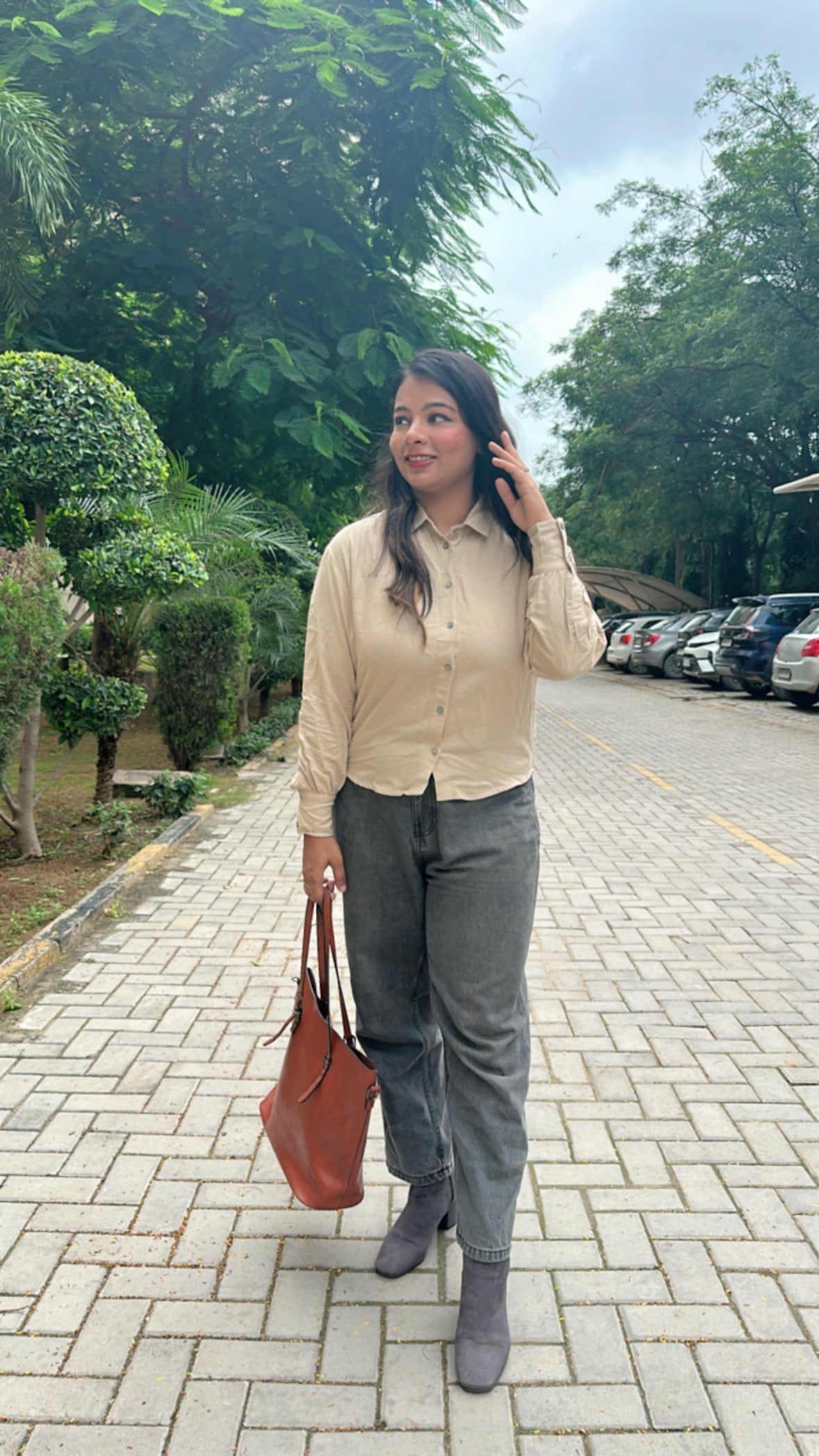 Beige Shirt