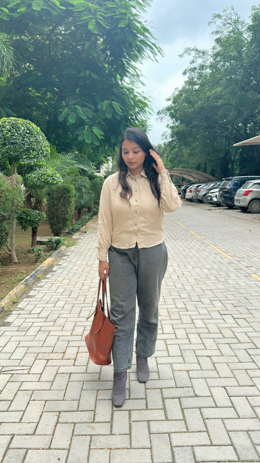 Beige Shirt