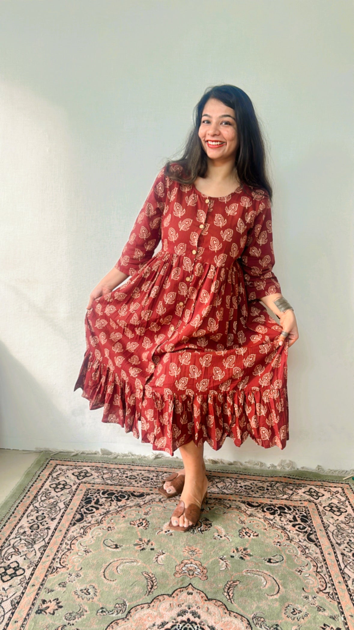 Mud-Bath Flare Dress